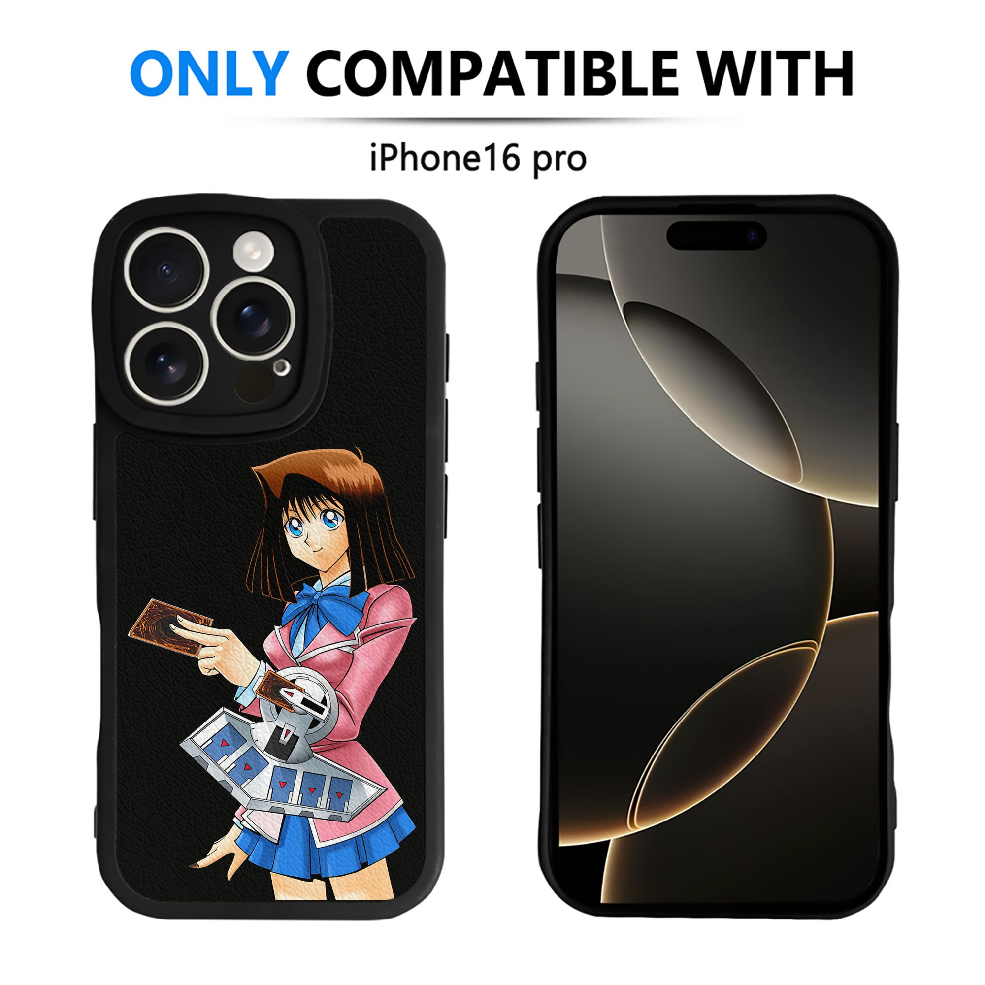 遊☆戯☆王 Yu-Gi-Oh! 【iPhone 16シリーズ対応】シリコンスマホケース（レザー調） 材質：シリコン